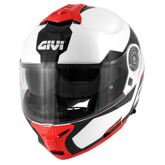 GIVI X21 CHALLENGER SPIRIT WHITE/BLACK/RED - HX21FSRWR63