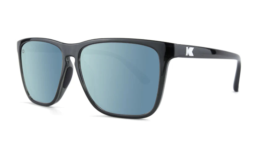 Knockaround Torrey Pines Sport Sunglasses - Jelly Black / Sky Blue