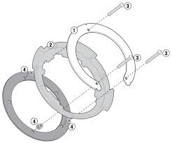 Givi Tank Lock For Flange Yamaha Mt09 / Tracer 900 / GT