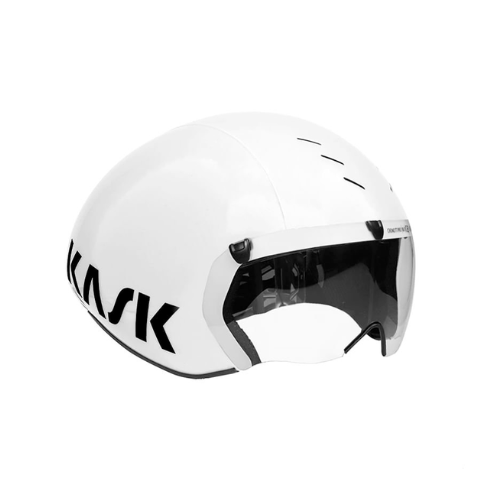 KASK BAMBINO PRO With Clear Visor - White