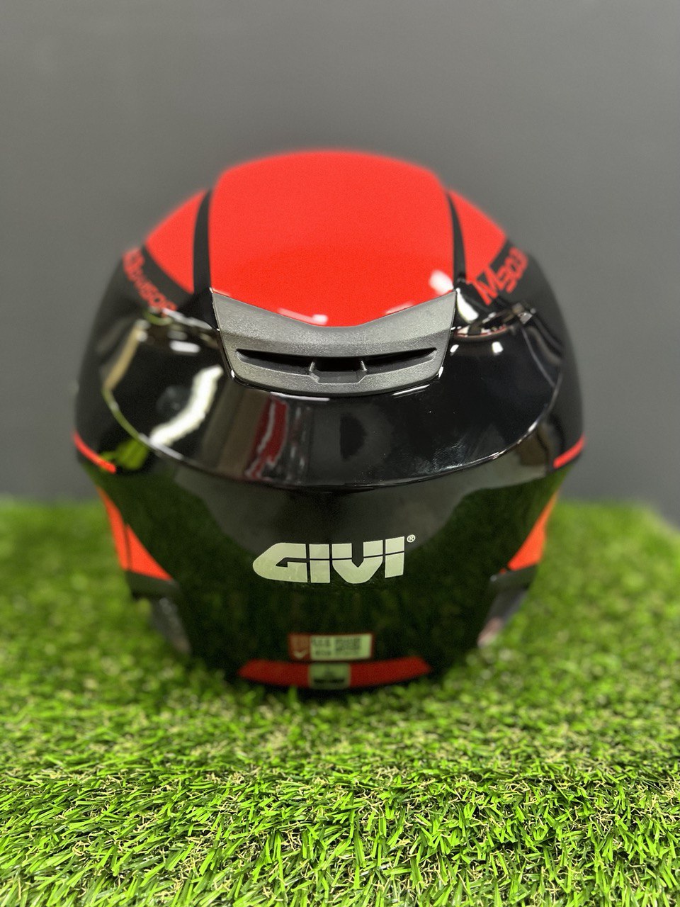 GIVI M30.3 D-VISOR GRAPHIC ECHO RED HELMET - M303FECRD