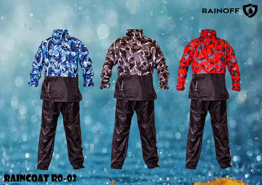 Rainoff Raincoat RO-02 Camo Design [2Way-One Piece]