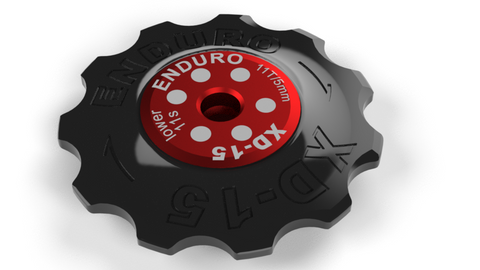 Enduro XD-15 Jockey Wheels 11Speed Shimano Red