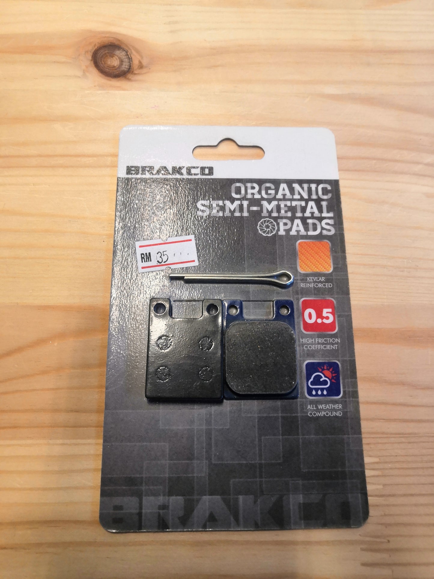 Bracko Organic Semi-Metal Pads