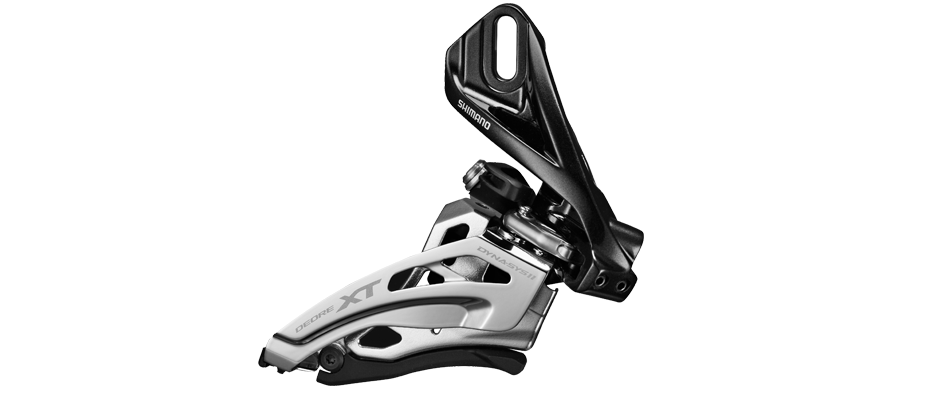 Deore XT M8020D6 Side Swing Front Pull  Conventional 2x11 Front Derailleur Direct Mount